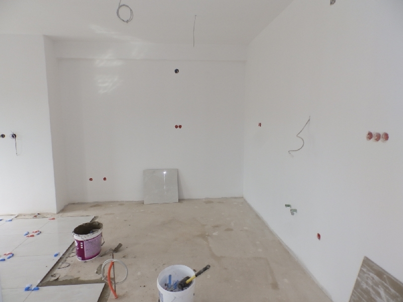 Kuchyň v obytné části bytu A1239.