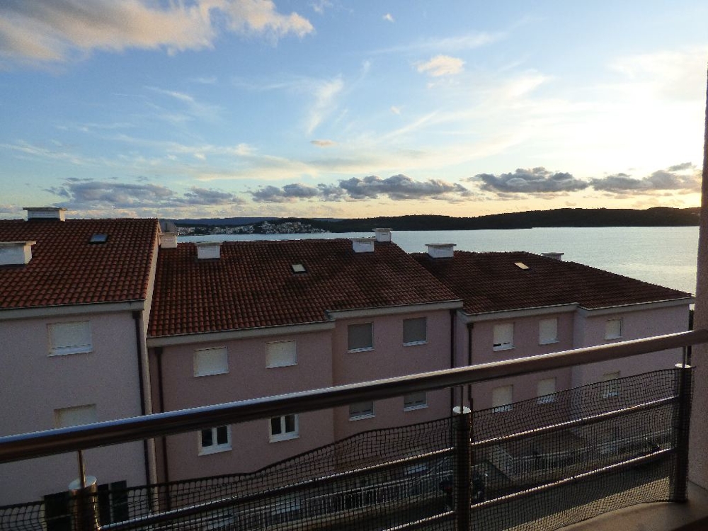 Výhled na moře z balkonu nemovitosti A1493 - apartmán na ostrově Čiovo, Dalmácie.