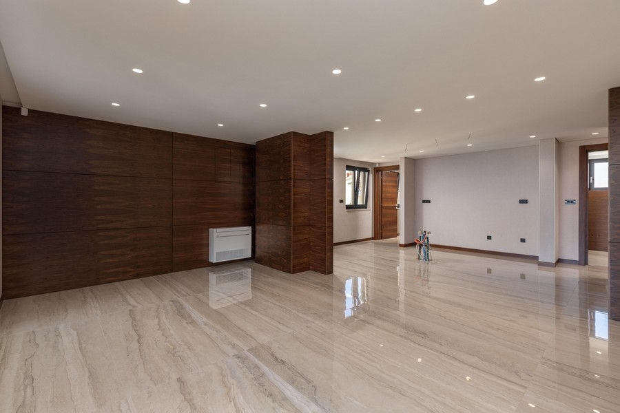 Otevřený obytný prostor nemovitosti A2716 na prodej na ostrově Krk v Chorvatsku.