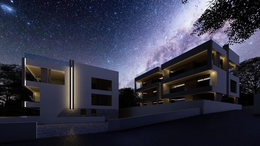 Nově postavené apartmány v blízkosti moře v Kozino, Chorvatsko.