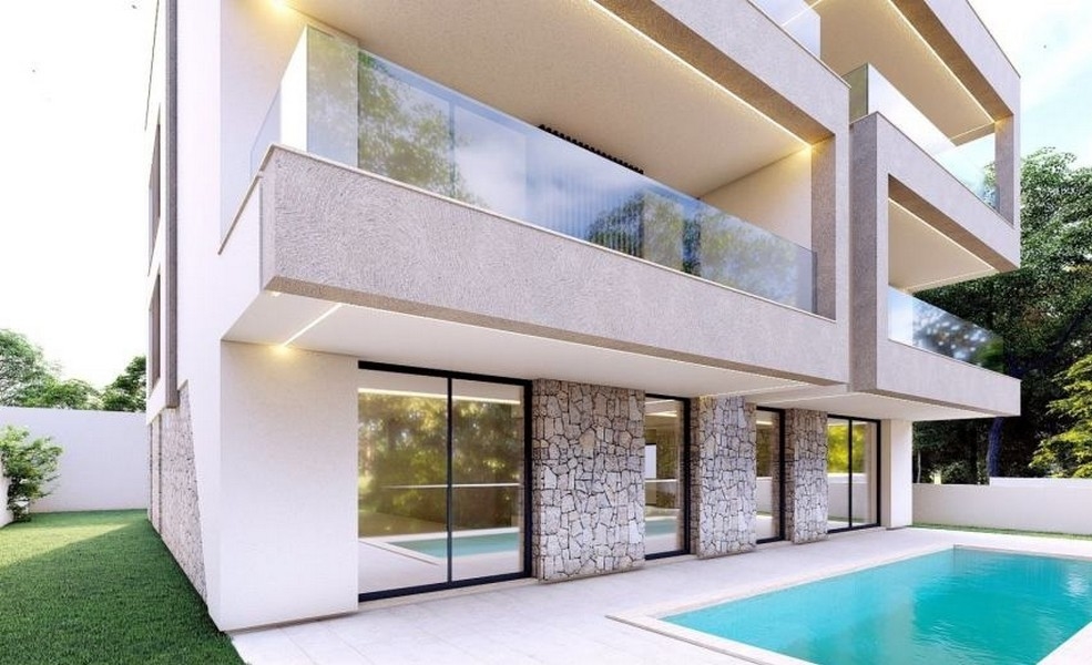 Přízemní apartmán s bazénem v Zadaru, Chorvatsko - Panorama Scouting.