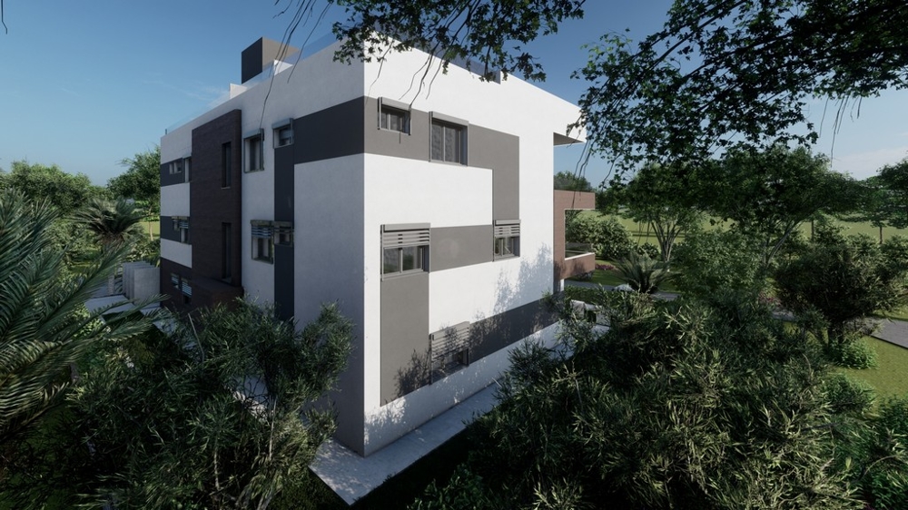 Zadní část pozemku A2795 v Zatonu, Chorvatsko - Panorama Scouting.