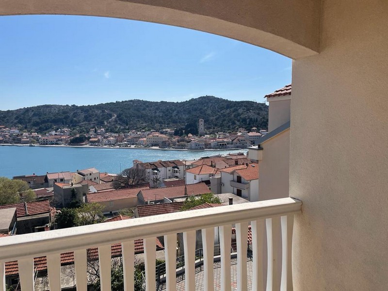 Výhled na moře z terasy apartmánu A2803 v Chorvatsku - Panorama Scouting.
