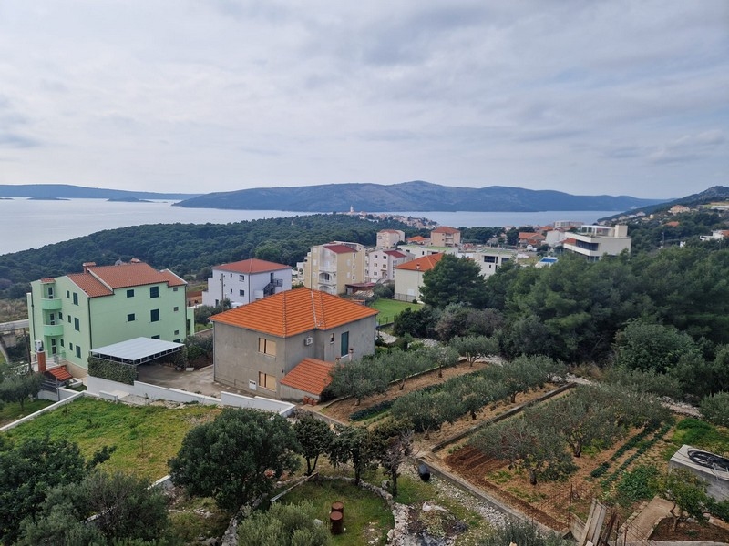 3D obrázek nové budovy A3011 poblíž Trogiru v Chorvatsku.