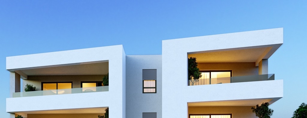 Moderní apartmány s terasou a výhledem na moře