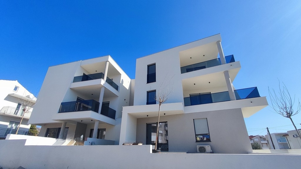 Městská rezidenční čtvrť s výhledem na Jaderské moře