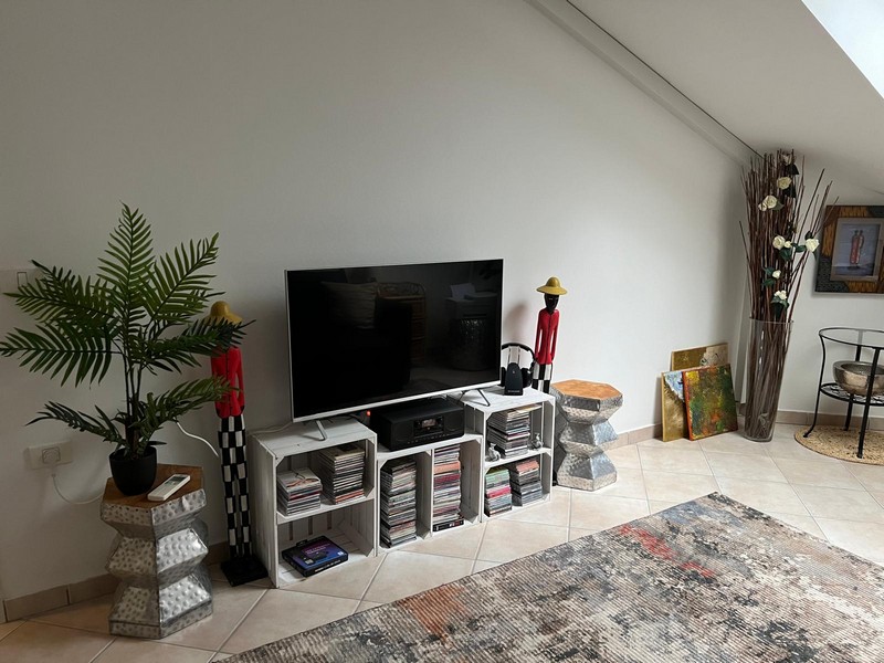 Ložnice v podkroví.