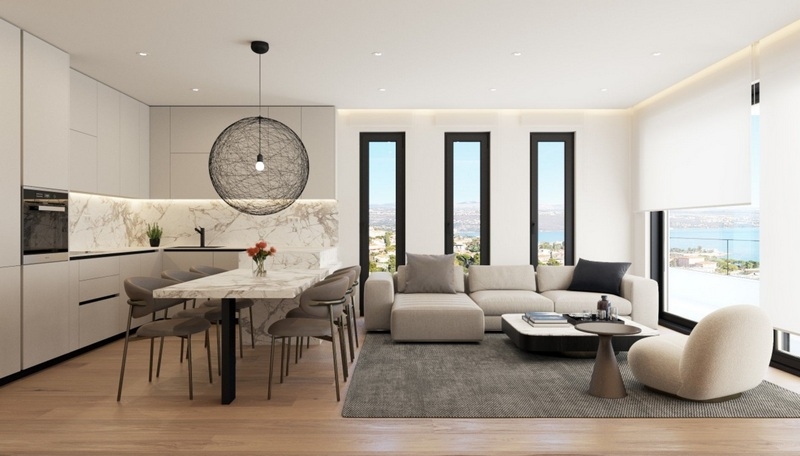 3D vizualizace nemovitosti A3291 v Opatiji.