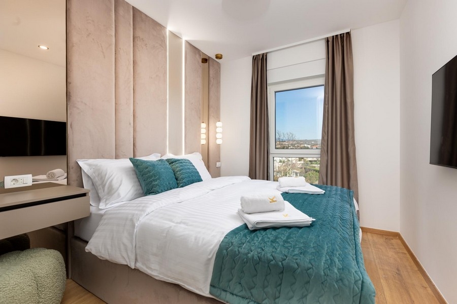 I druhá ložnice nabízí vysoký komfort.