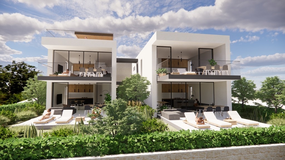 Kupte si nové apartmány u moře v Chorvatsku na Ugljanu.