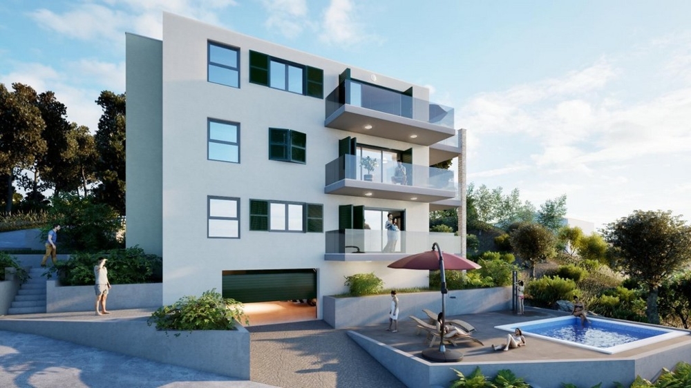 Kupte si nové apartmány s bazénem v Chorvatsku - Panorama Scouting.