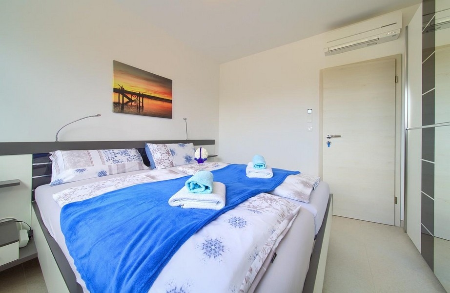 Klimatizovaná ložnice apartmánu A3444.