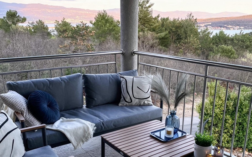 Výhled na moře z nemovitosti A3454 v Chorvatsku - Panorama Scouting.