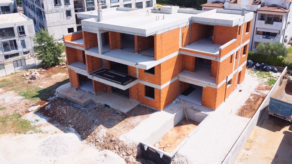 Kupte si nový apartmán s krásným výhledem na moře na Istrii - Panorama Scouting A3477.