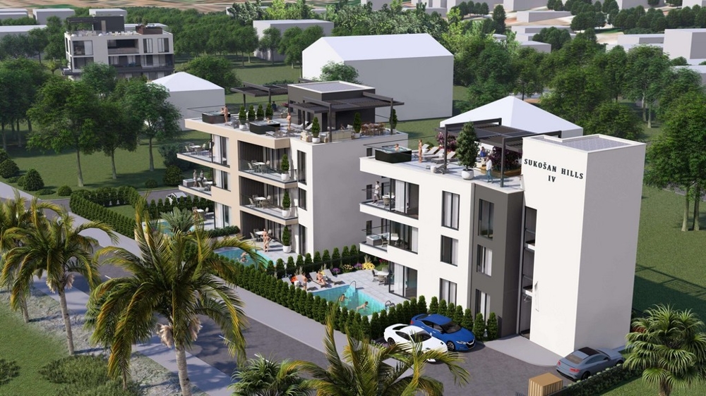 Prodám nové byty v Sukošanu, Chorvatsko - Panorama Scouting.