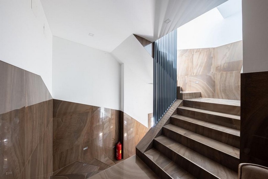 Schodiště nemovitosti A3546 ve Staré Novalji na ostrově Pag.