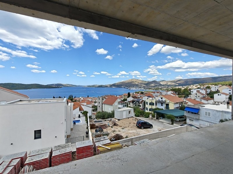 Krásný výhled na moře z nemovitosti A3576, Ostrov Čiovo Chorvatsko.