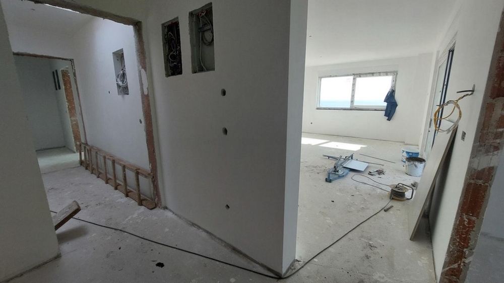 Předsíň s výhledem do obytné části