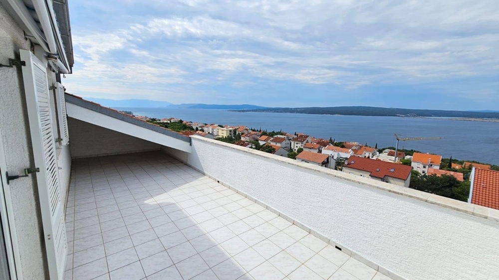 Střešní terasa objektu A3695 v Chorvatsku - Panorama Scouting.