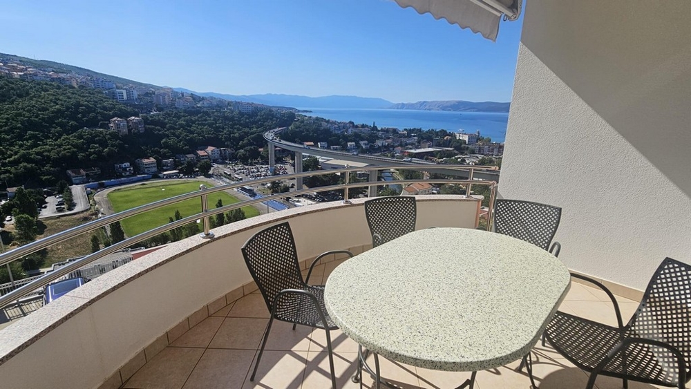 Výhled na moře z nemovitosti A3702 v Crikvenici.