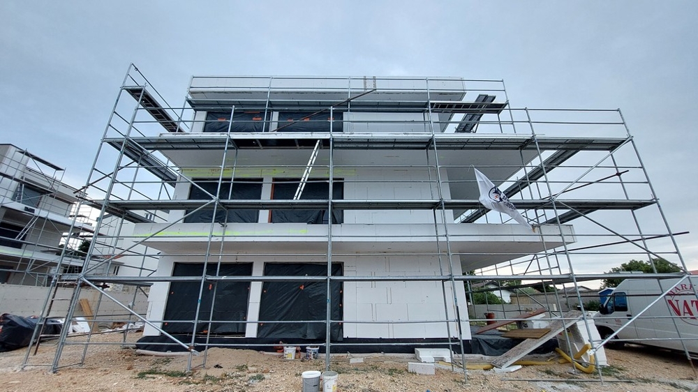 Nové byty na prodej v Novalji, Chorvatsko.