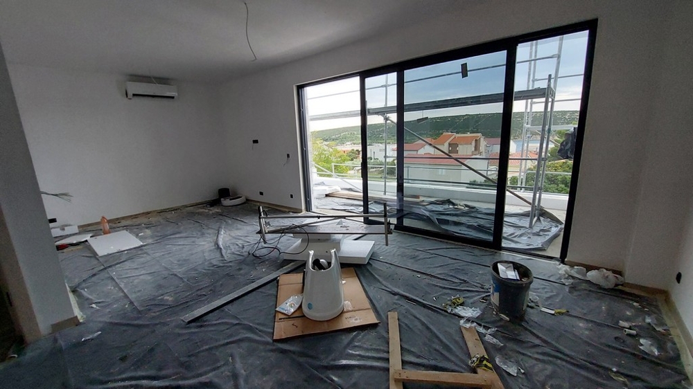 Obytná plocha se vstupem na terasu nemovitosti A3731.