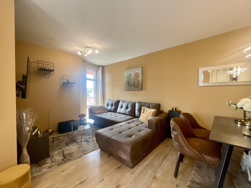 Obývací pokoj s nábytkem - nemovitost A3759 v Malinské.