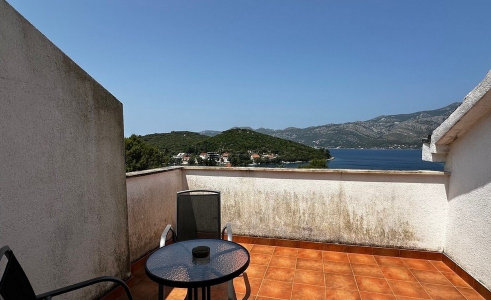 Terasa s výhledem na moře