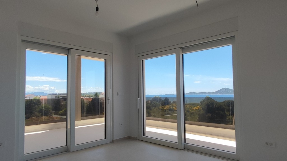 Výhled na moře z horního patra nemovitosti A3825.