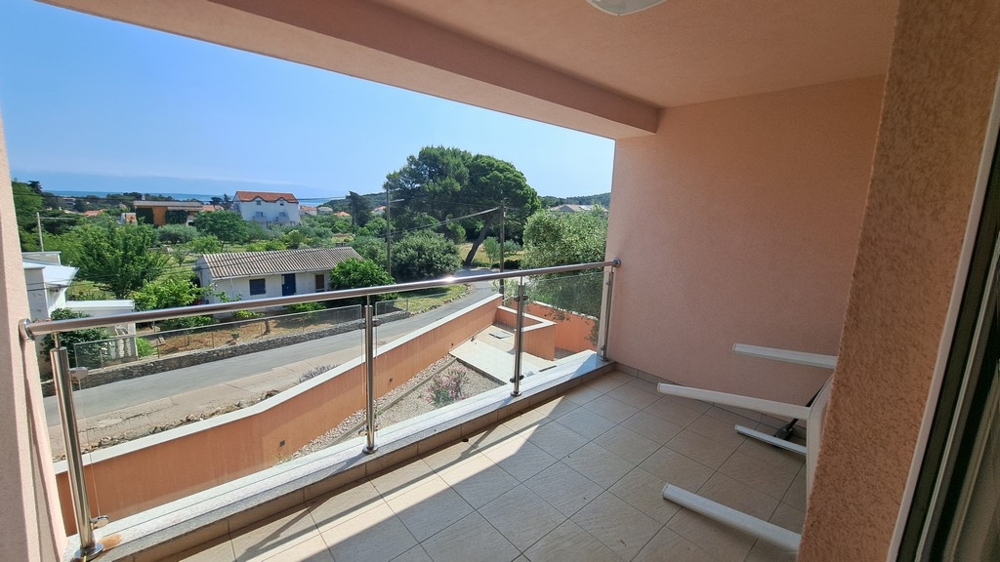 Výhled na moře z bytu A3846 na Ugljanu v Chorvatsku - Panorama Scouting.