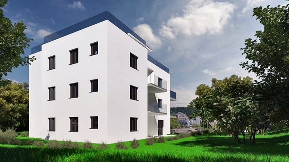 Zadní část budovy.