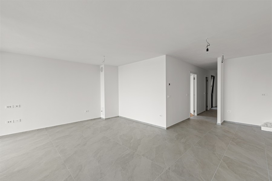 Obývací pokoj nový byt Novigrad Istrie dlažba