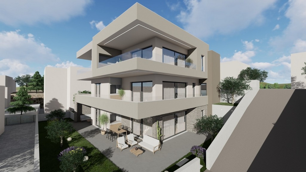 Nově postavené apartmány na prodej v Tisno, Chorvatsko.