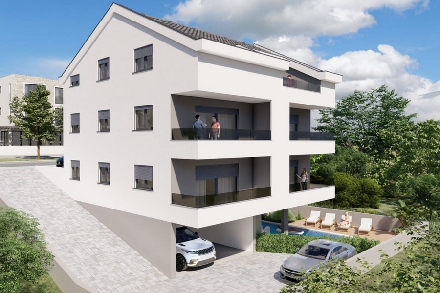 Nově postavený penthouse s parkovacím místem na Čiovu