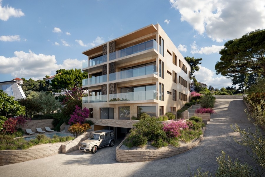 Moderní rezidenční komplex přímo u moře na Čiovu