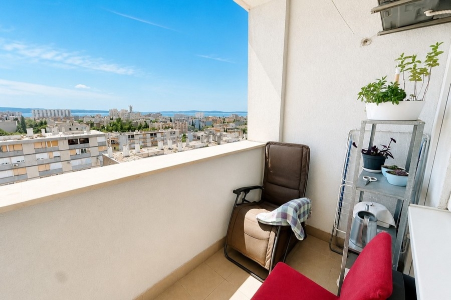 Balkon s panoramatickým výhledem na moře