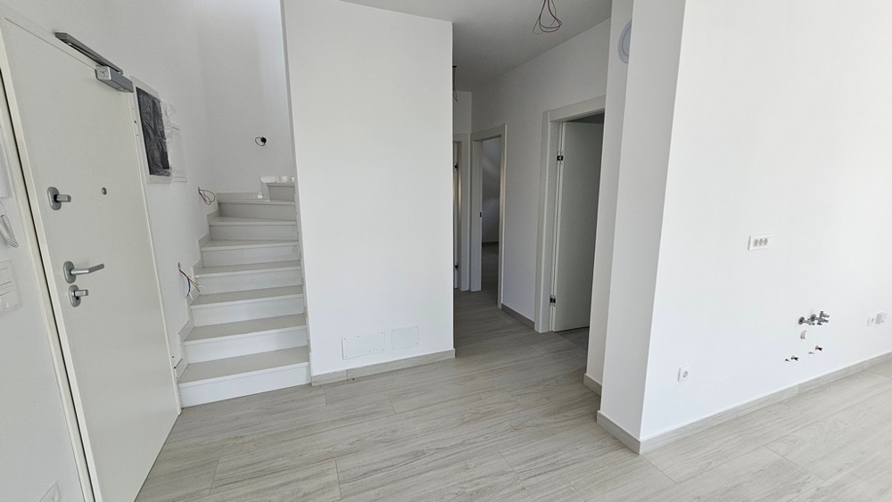 Vnitřní schodiště v penthouse