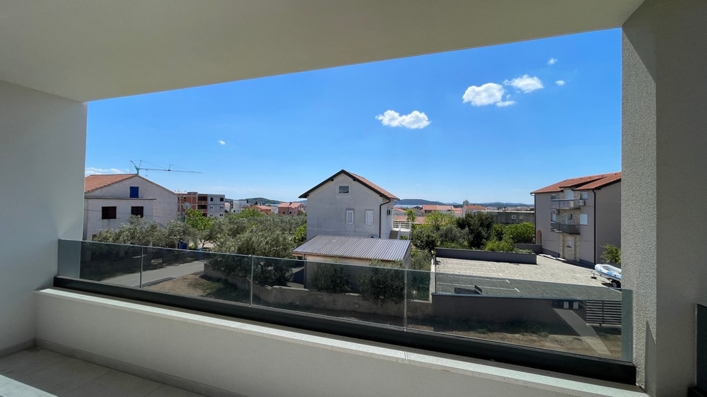Výhled z terasy na Vodice