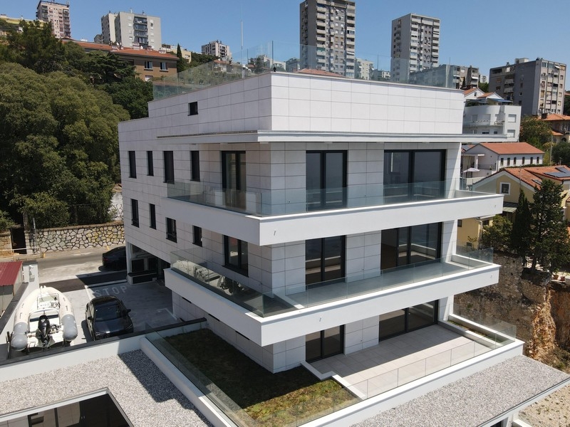 Novostavba s luxusními apartmány v Rijece