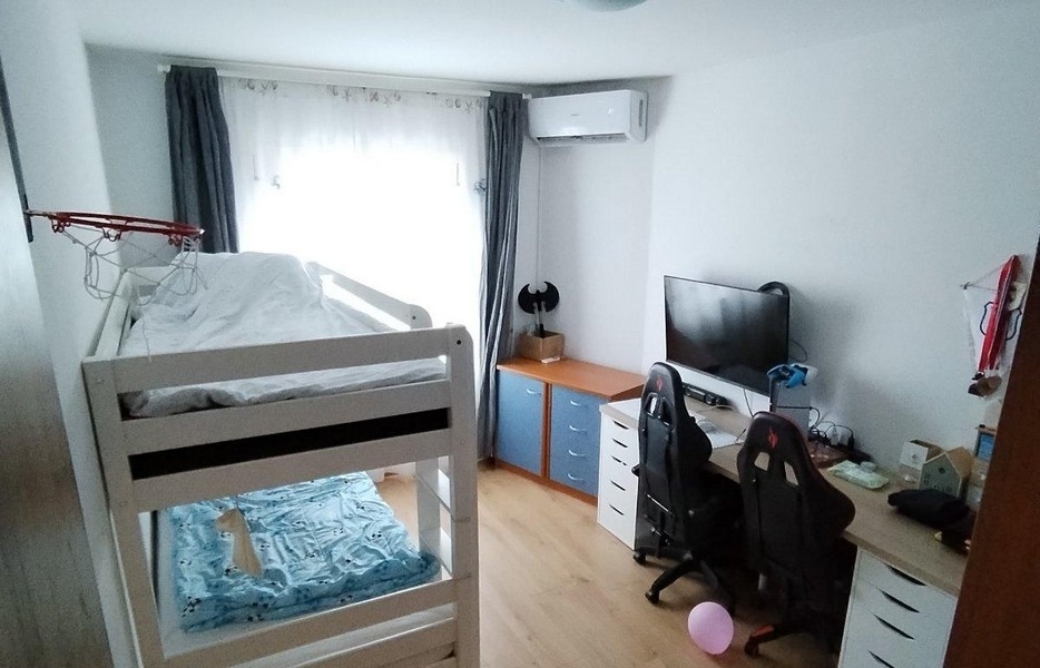 Druhá ložnice s patrovou postelí