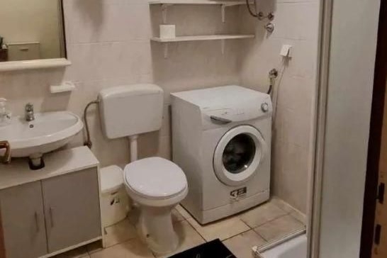 Koupelna s pračkou - apartmán A4115