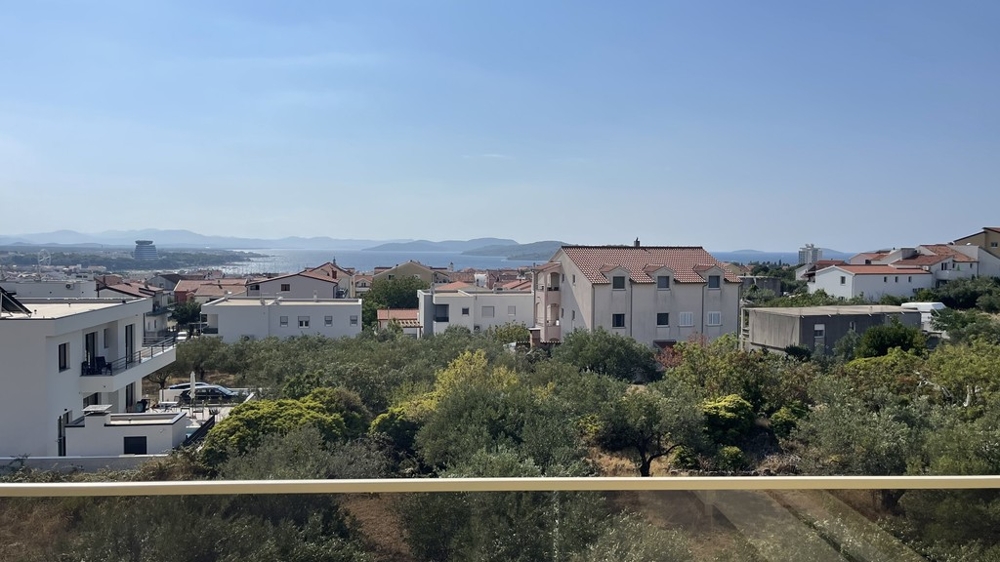 Terasa s výhledem na moře, apartmán ve Vodicích