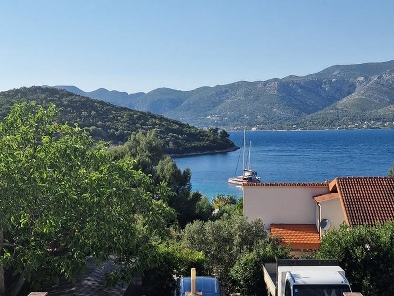 Apartmán s výhledem na moře v Žrnovska Banja, ostrov Korčula