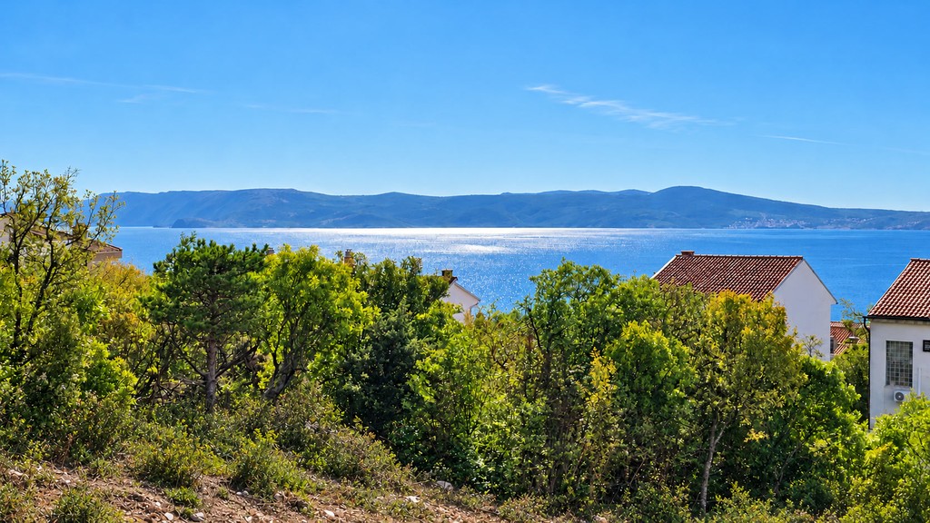 Byt s výhledem na moře v Crikvenici, Kvarnerský záliv