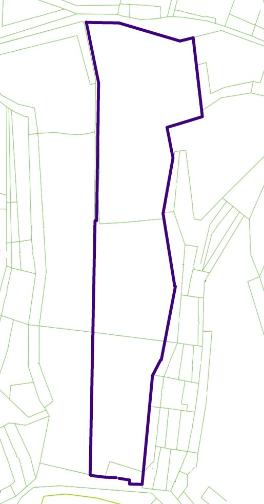 Tvar přímořské nemovitosti je protáhlý