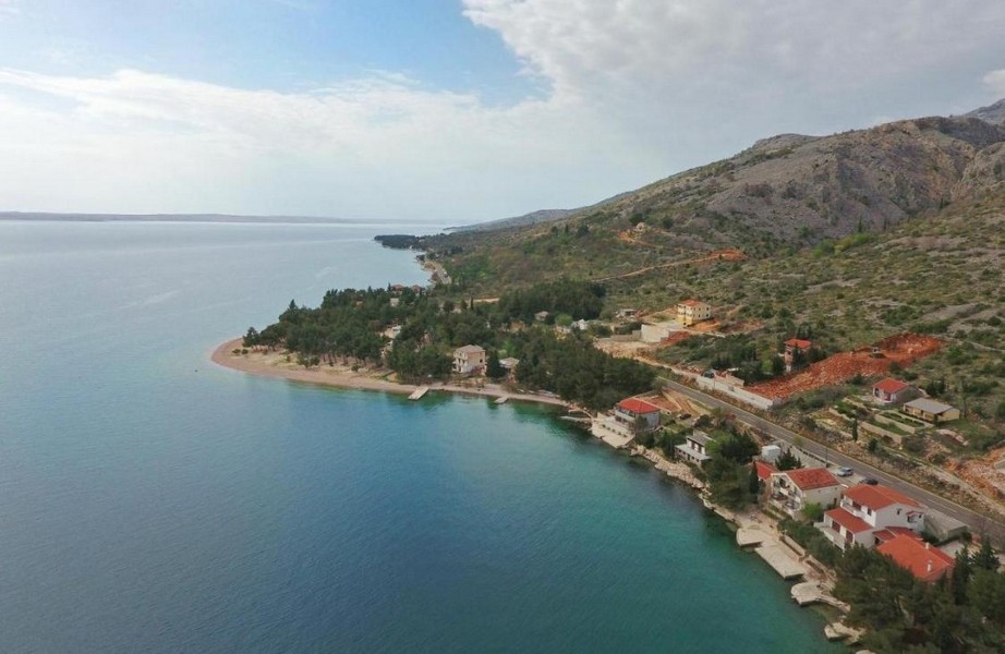 Výhled na moře nemovitosti G392, Starigrad Paklenica, Chorvatsko.