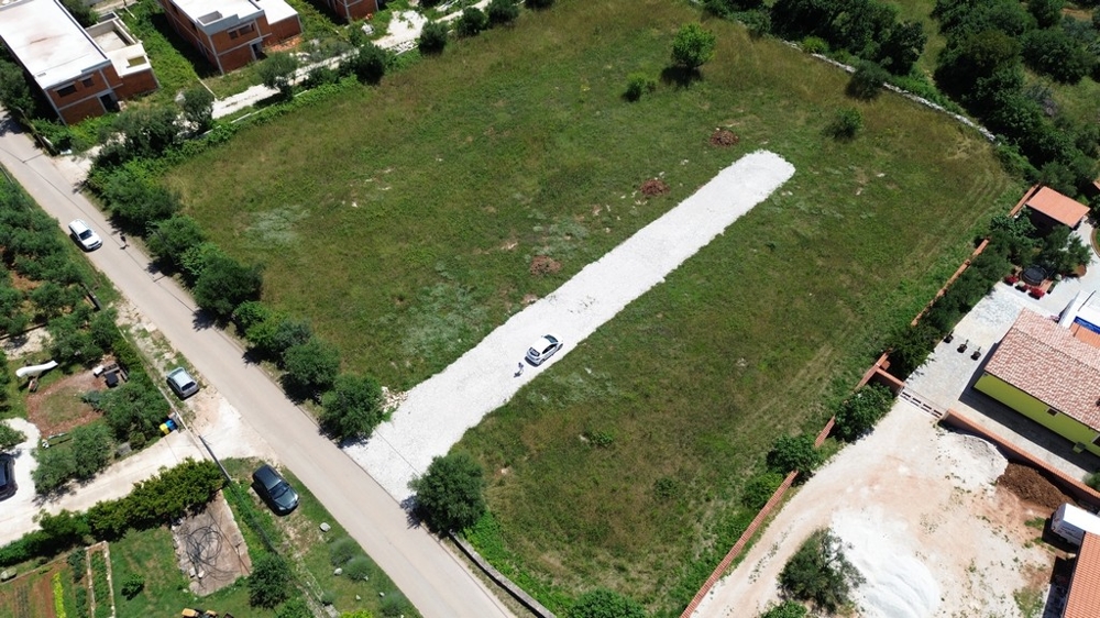 Nemovitosti Chorvatsko, koupit pozemek s výhledem na moře na Istrii - Panorama Scouting G455