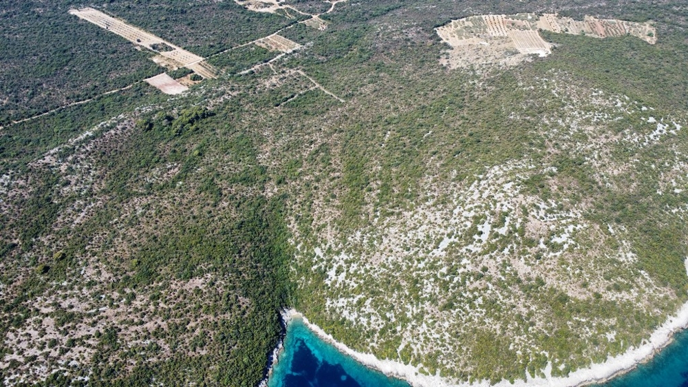 Nemovitost na pobřeží v Chorvatsku.