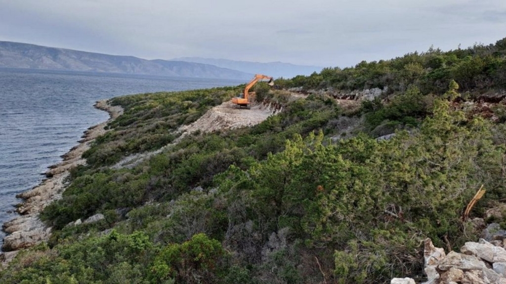Nemovitost na pobřeží v Chorvatsku.