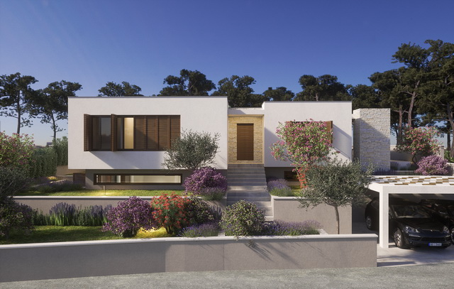 Čelní pohled na nemovitost H1285